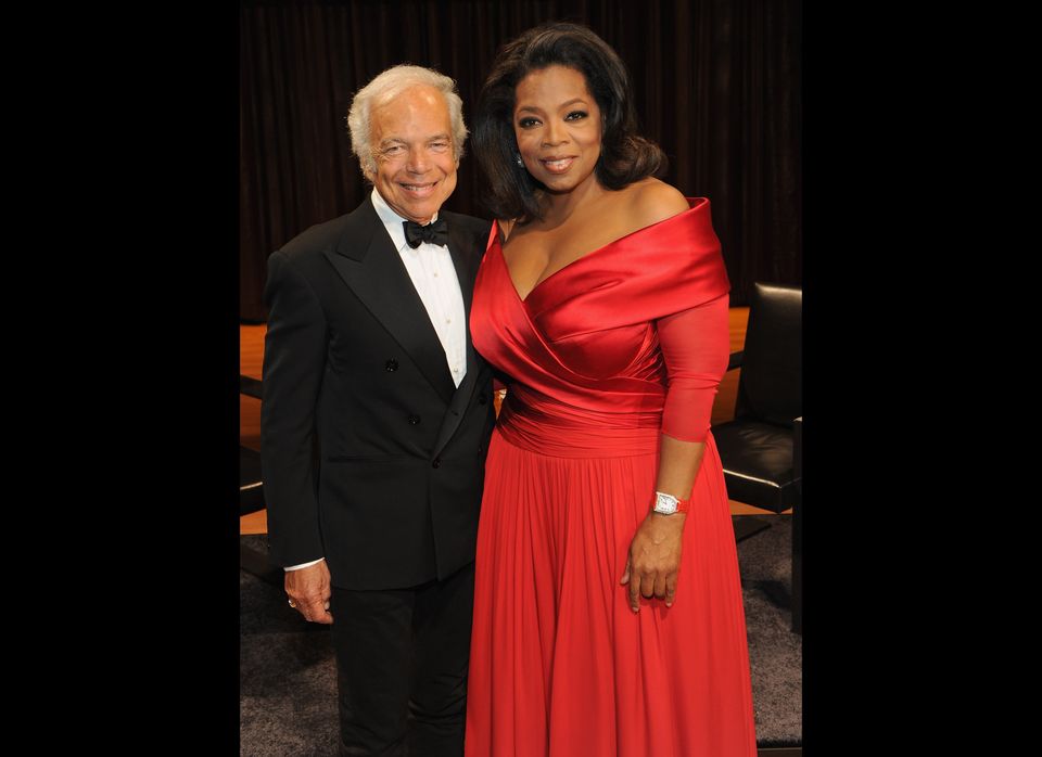 Ralph Lauren and Oprah Winfrey 