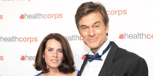 NEW YORK, NY - APRIL 29: Dr. Mehmet Oz and Lisa Oz attend the 9th Annual HealthCorps' Gala at Cipriani Wall Street on April 29, 2015 in New York City. (Photo by Nomi Ellenson/FilmMagic)