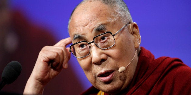 The Dalai Lama speaks on "the global significance of building compassionate cities" at the U.S. Conference of Mayors 84th Annual Meeting in Indianapolis, Indiana United States, June 26, 2016. REUTERS/Chris Bergin