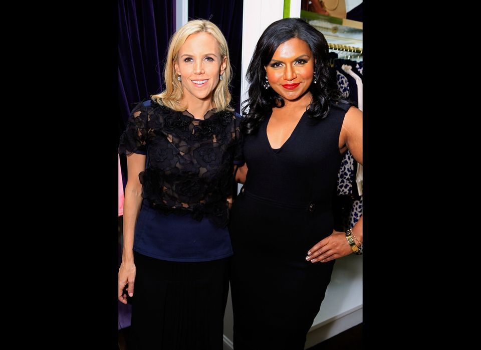 Tory Burch and Mindy Kaling
