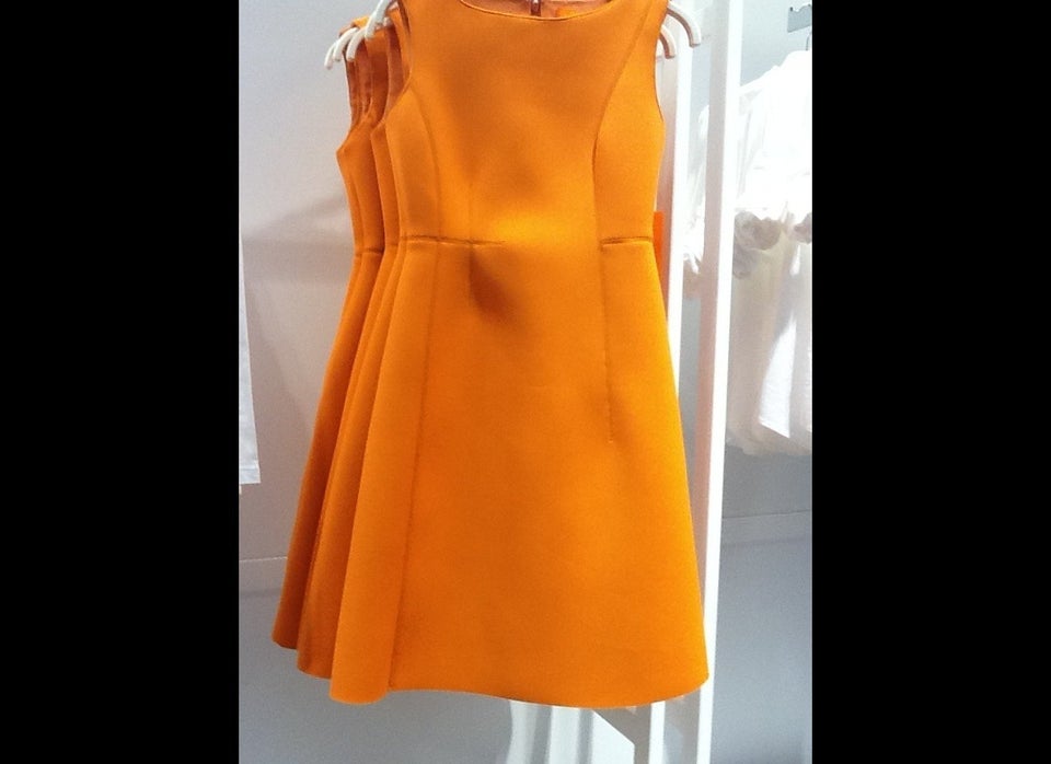 Orange Neoprene Dress