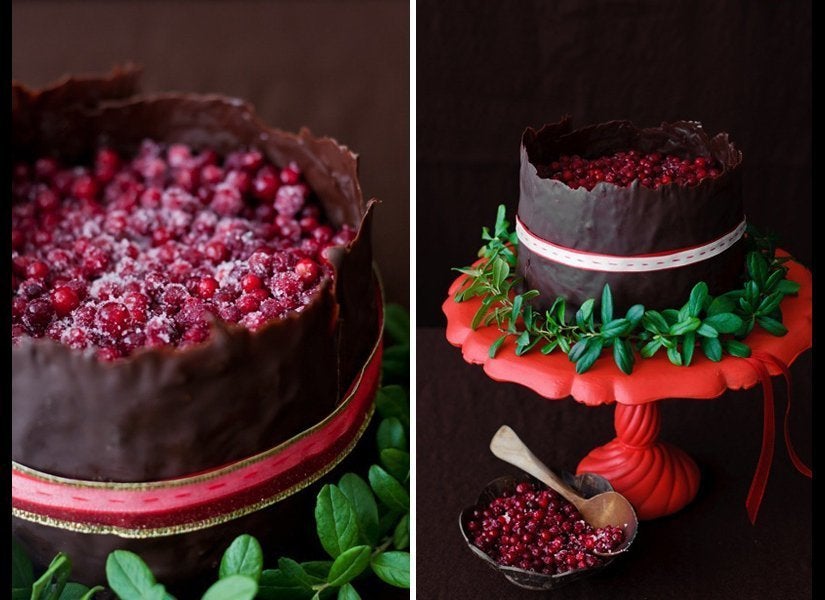 Cranberry Chocolate Cake