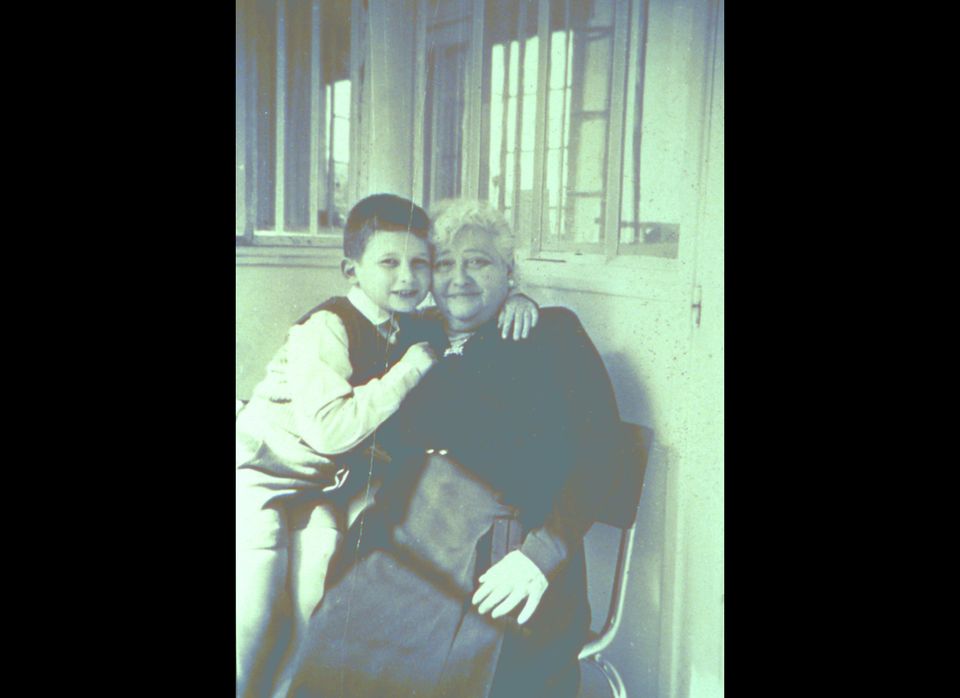Jean Paul Gaultier and his maternal grandmother, Marie, circa 1958
