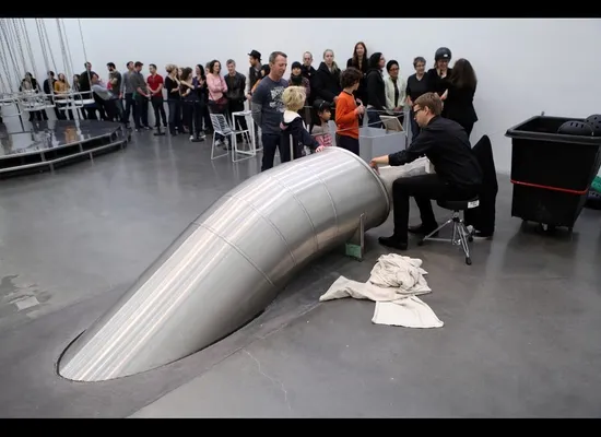 We Tried Miuccia Prada's Apocolyptic/Adrenaline-Inducing/Crazy-Fast Slide*  (VIDEO) | HuffPost Life