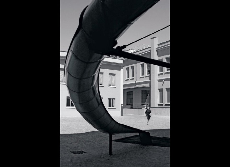 We Tried Miuccia Prada's Apocolyptic/Adrenaline-Inducing/Crazy-Fast Slide*  (VIDEO) | HuffPost Life