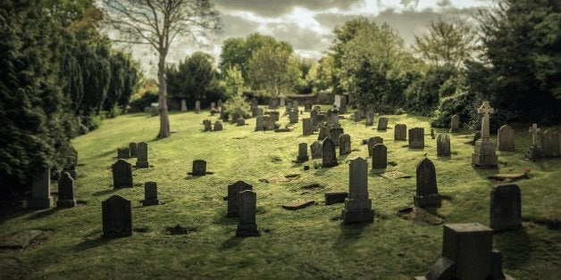 Tombstones in Carriden next to the old parish church.