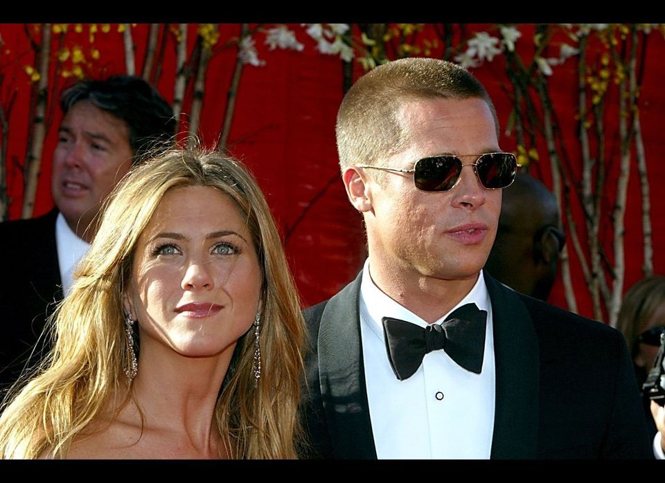 Jennifer Aniston and Brad Pitt 
