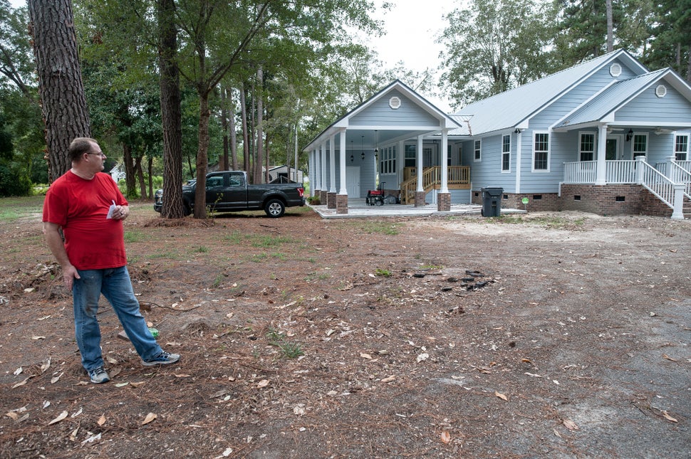 Daryl Pugh and his wife just recently moved into the new home they had built after 2016's Hurricane Matthew caused irreparabl