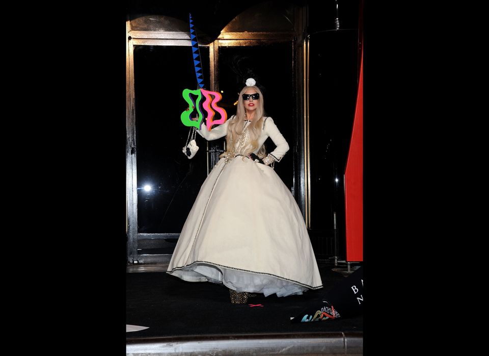 Gaga's Workshop Ribbon Cutting At Barneys New York With Lady Gaga