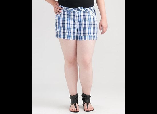 Plaid Woven Shorts $7.99