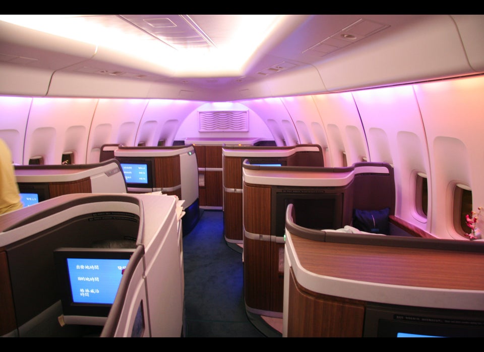 Cathay Pacific First Class Cabin