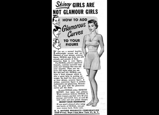 Curvation ad  Women's Glib