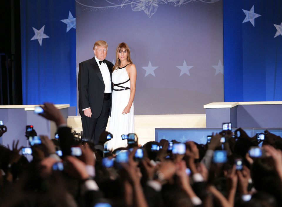 Introducing the next US President and his First Lady...