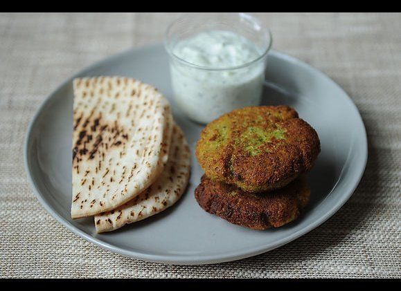 World's Easiest Falafel And Tzatziki
