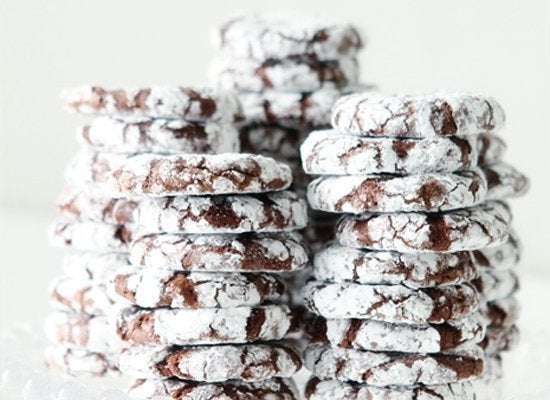 Peppermint Crinkle Cookies