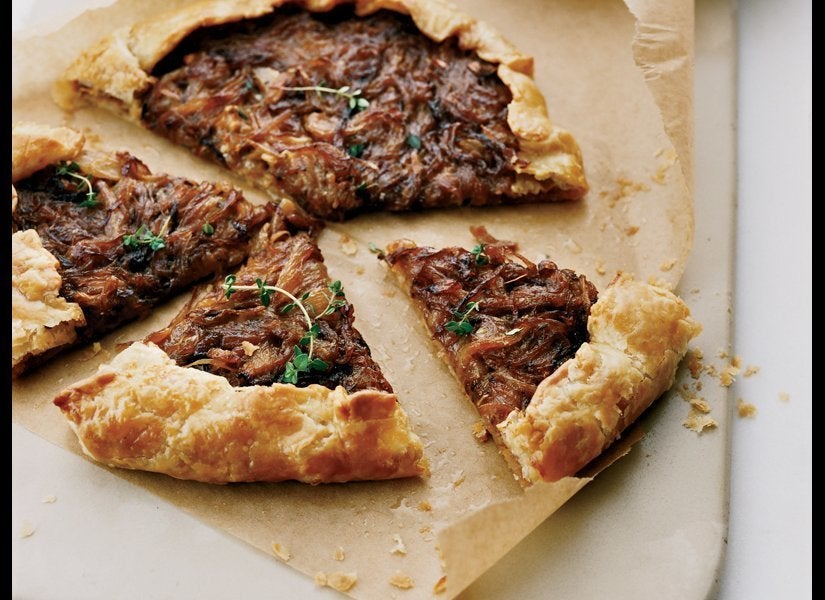 Free-Form Onion Tart