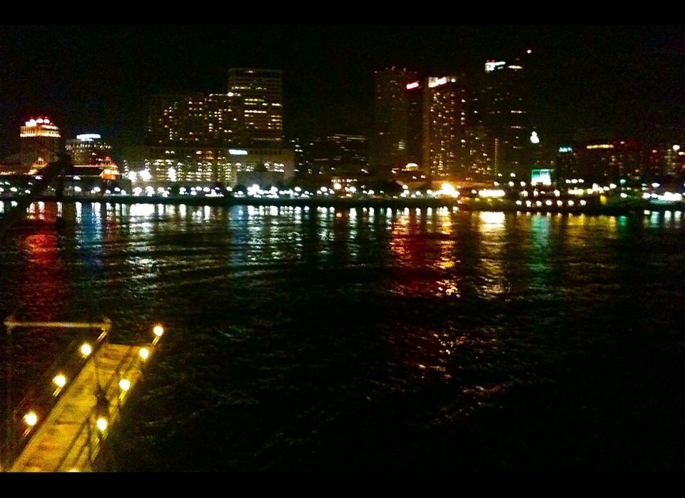 New Orleans Skyline from the Creole Queen Riverboat