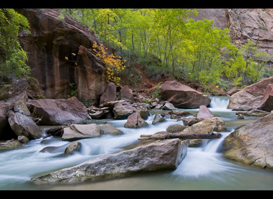 Virgin River Zion National Park Utah
