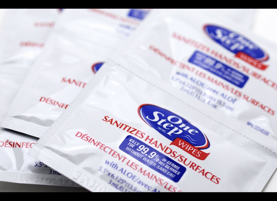 Keep Hand-Sanitizing Wipes Ready