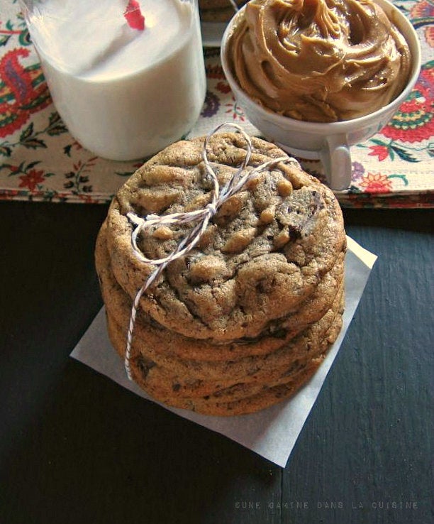 Peanut Butter & Cinnamon Chocolate Chunk Cookies