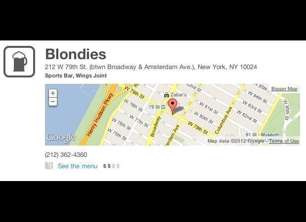 Blondies, New York, N.Y.