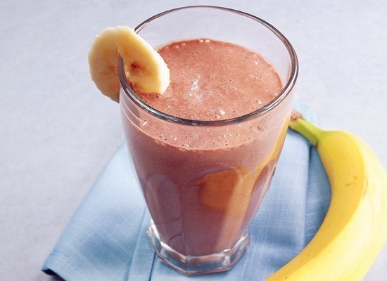 Banana-Cocoa Soy Smoothie