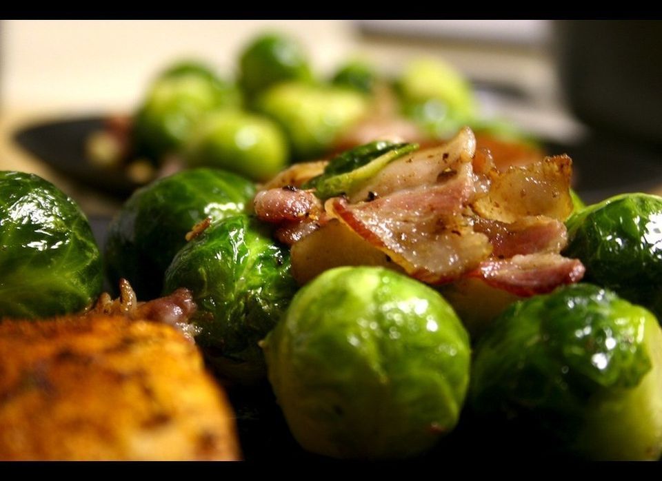 Pancetta Roasted Brussels Sprouts