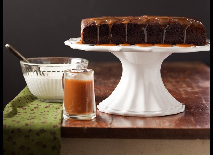 Chocolate Guinness Cake With Irish Cream Caramel Sauce