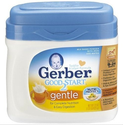 Gentle formula hot sale gerber