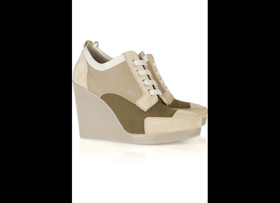 Marc By Marc Jacobs Canvas Wedge Sneakers, $145