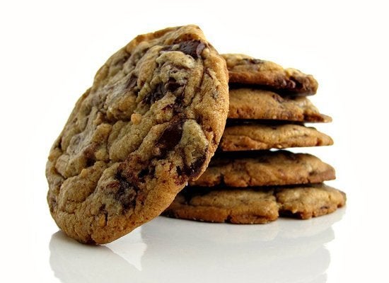 Salted Chocolate Chip Peanut Butter Cup Cookies