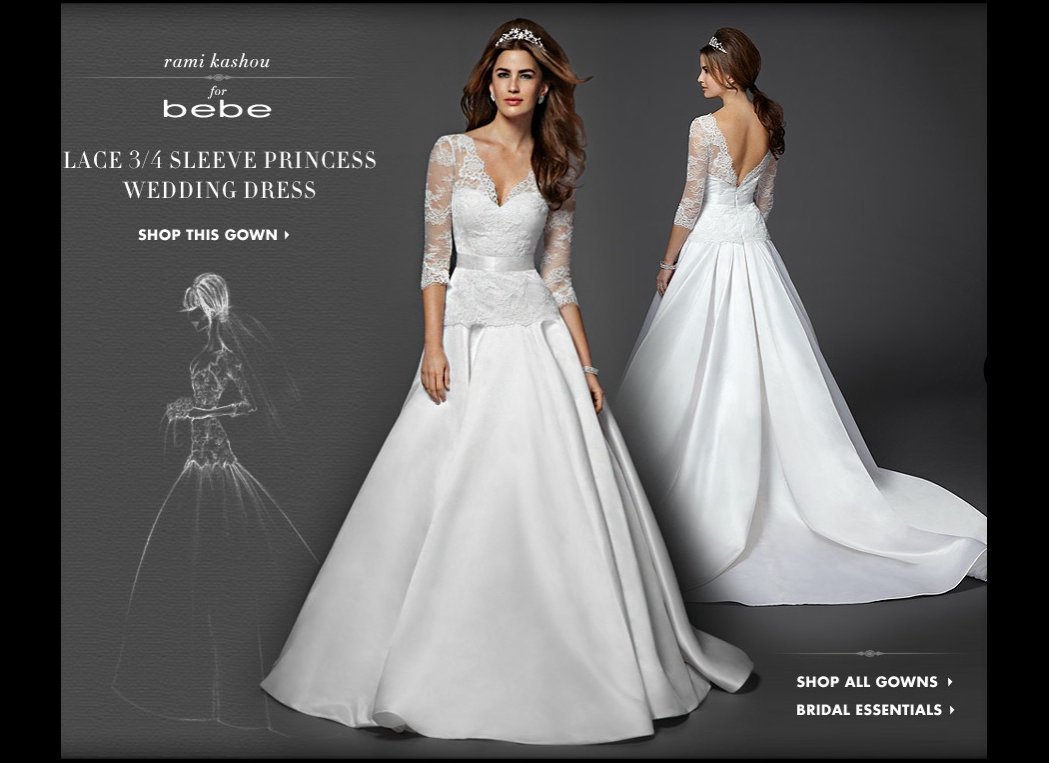 bebe wedding dresses