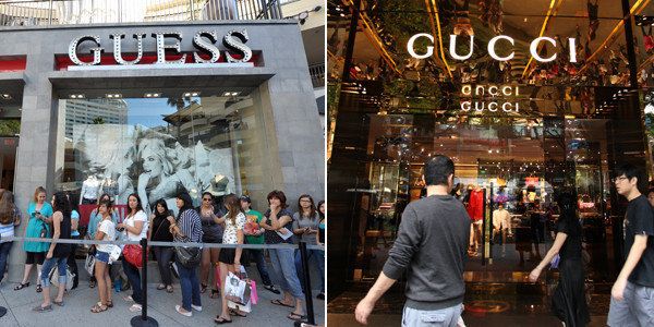Gucci And Guess Join Louboutin And Louis Vuitton In The Battle Of The Brands