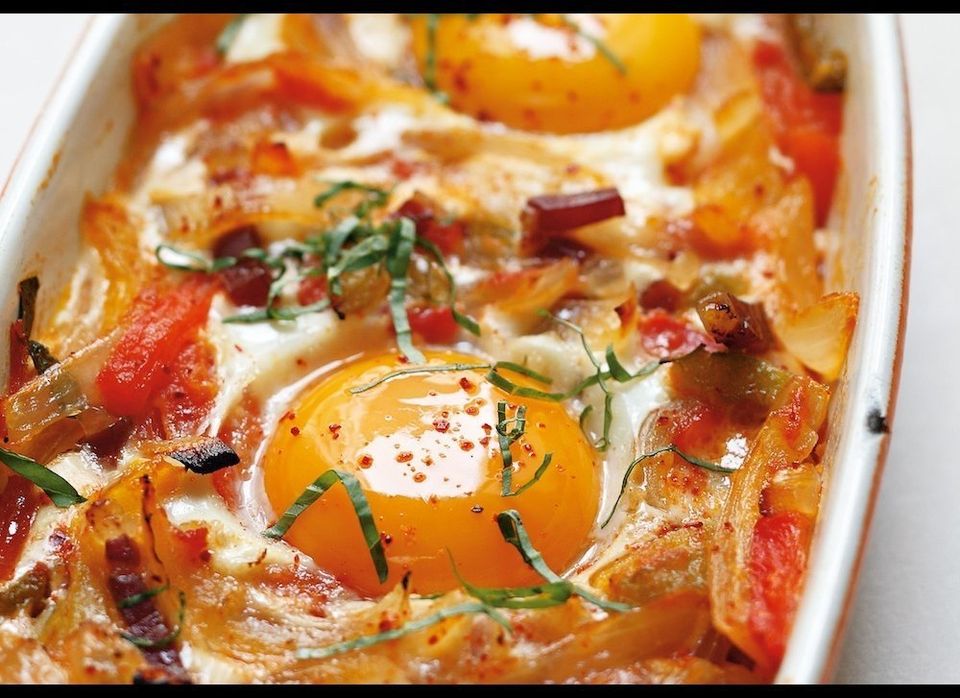 Basque-Style Baked Eggs