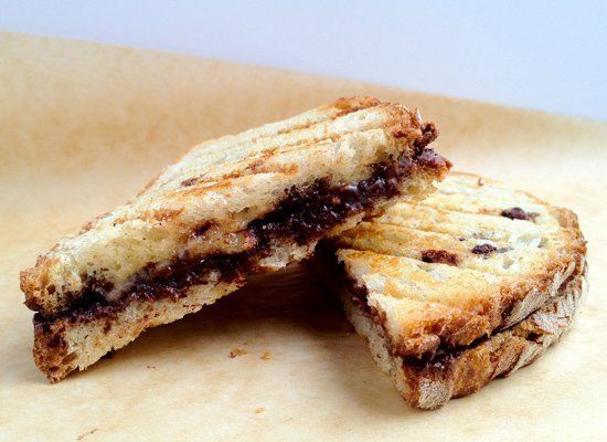 Dark Chocolate And Parmesan Grilled Cheese Sandwich