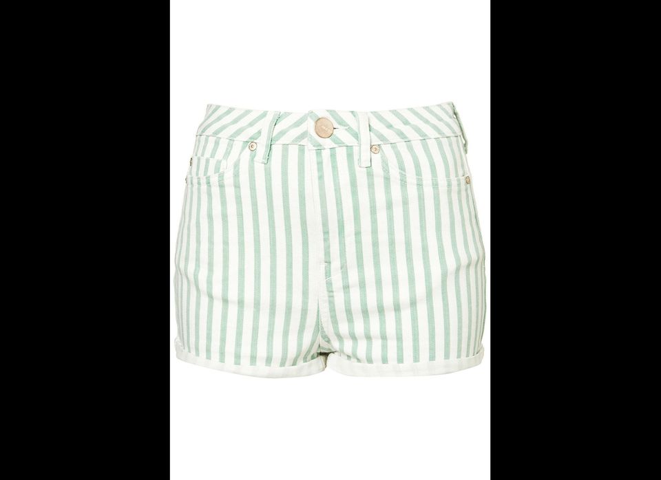 Topshop Striped Hot Pant, $64