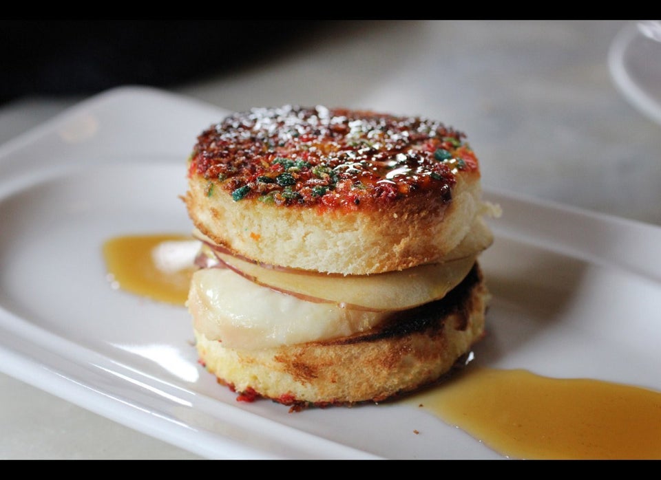 Grilled Cheese With Fruity Pebbles