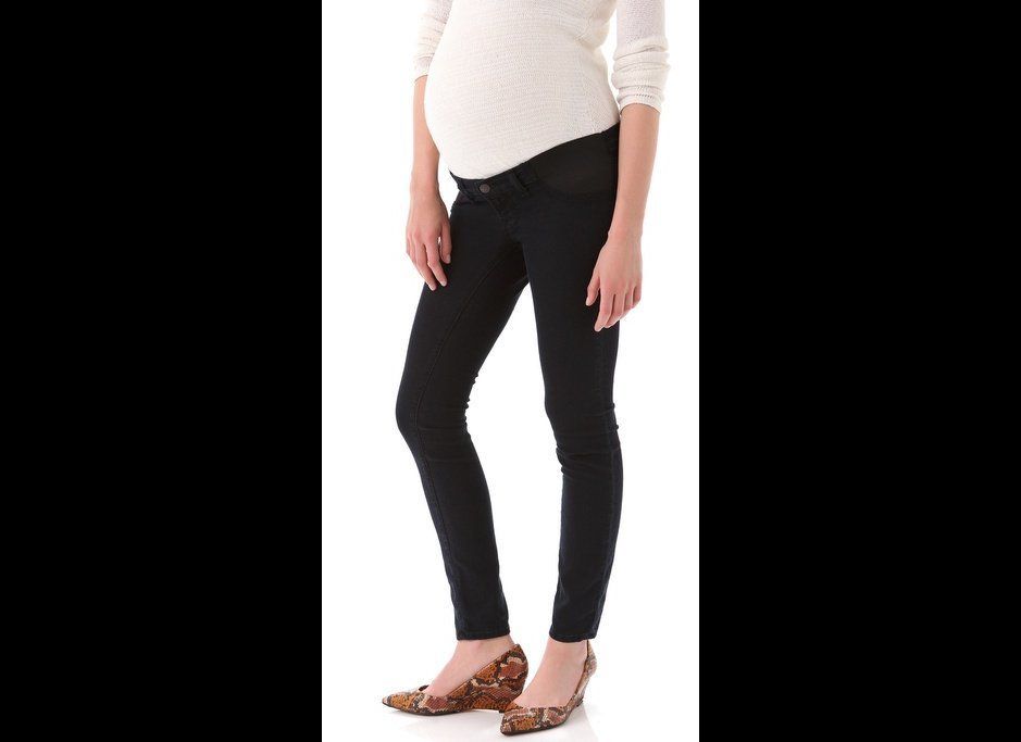 The only "maternity" clothes you need are jeans. They are a lifesaver and the stretchy waistband will expand as you do. 