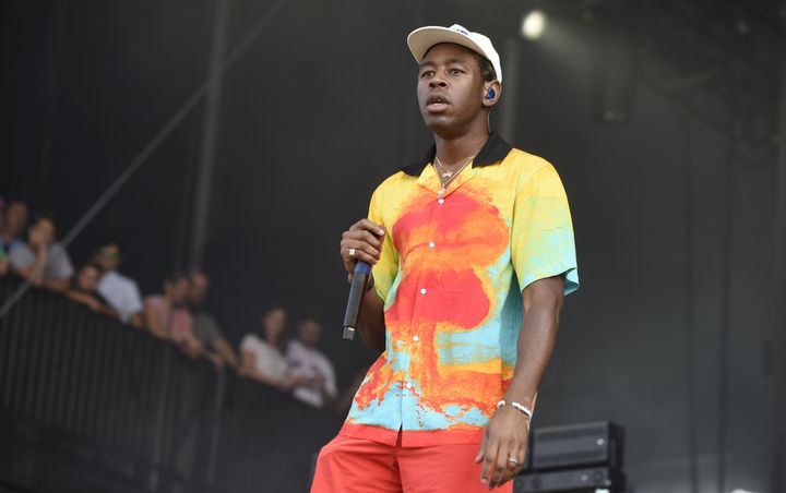 Tyler, The Creator performing at Lollapalooza last month