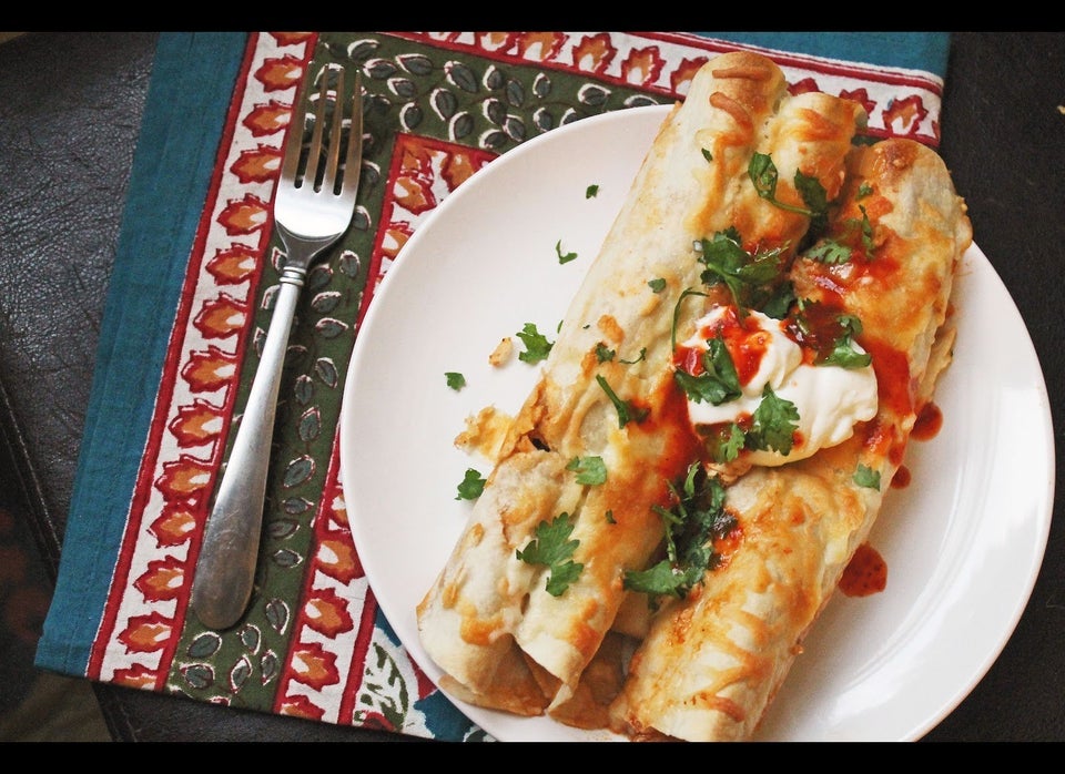 Chimichangas enchilada style@SpicieFoodie