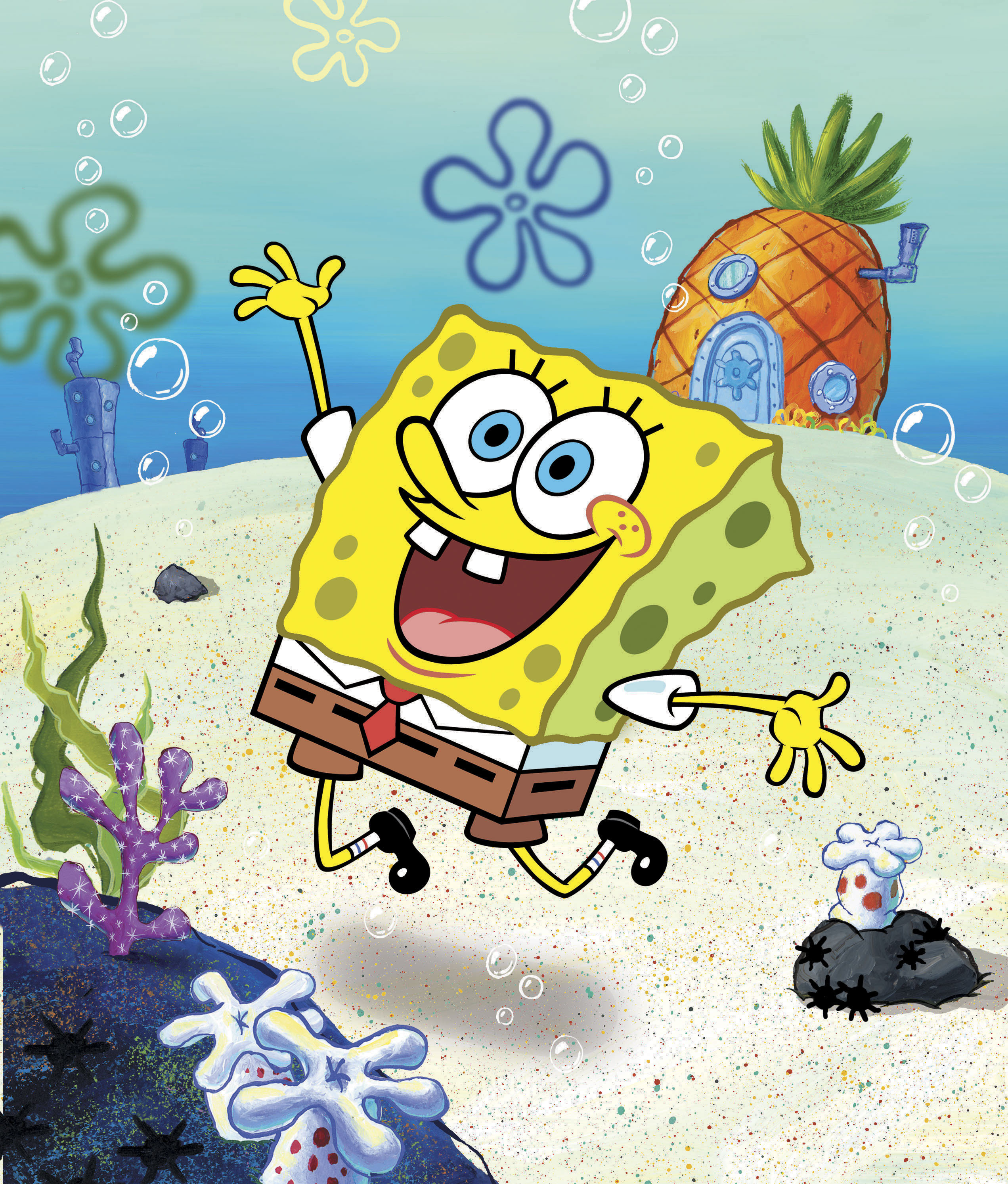 HD wallpaper Spongebob smiling spongebob squarepants smile cartoon  children  Wallpaper Flare