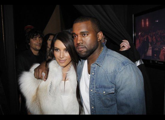 Kim Kardashian And Kanye West 