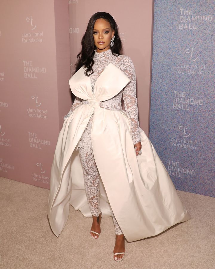 Rihanna at the 2018 Diamond Ball in New York City on Thursday night. 