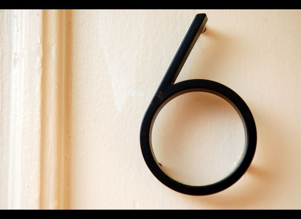Install Metal House Numbers 