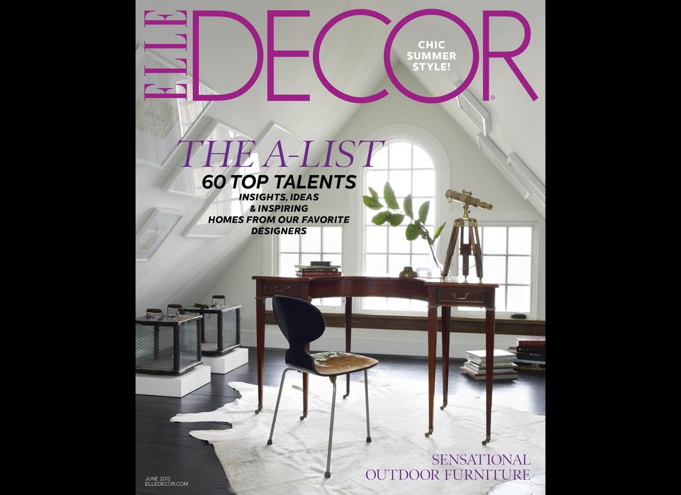 Cover of ELLE Decor's June 2012 Issue