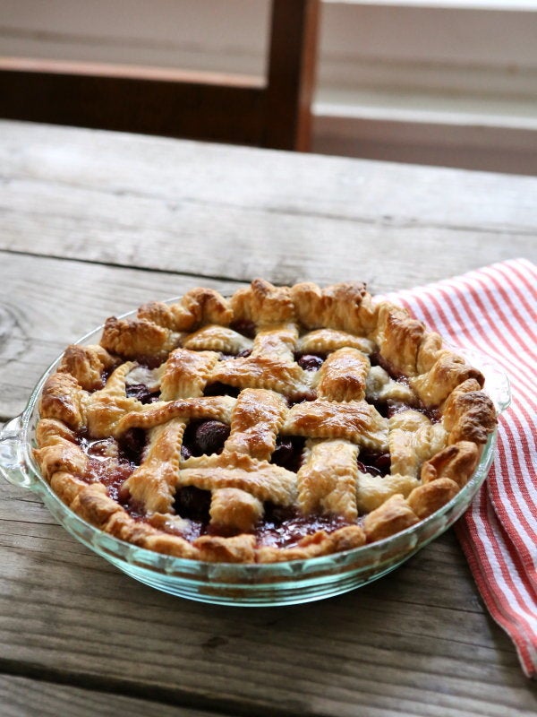 Strawberry Skillet Pie - Completely Delicious