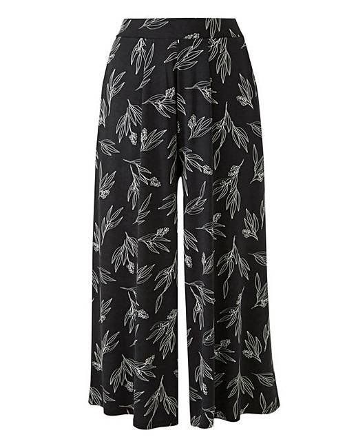 Simply Be, Print Stretch Jersey Culottes, &pound;22.00