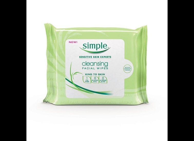 Sensitive Skin: Simple Sensitive Skin Expert Cleansing Facial Wipes