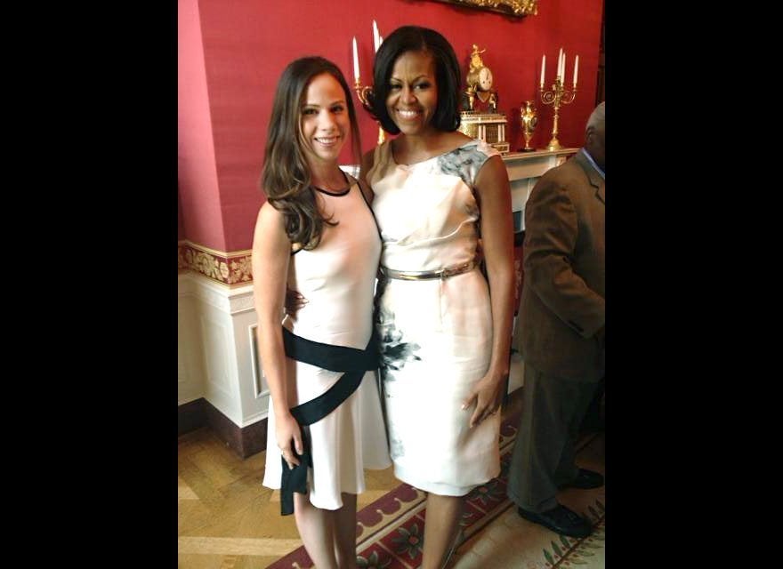 Barbara Bush & Michelle Obama