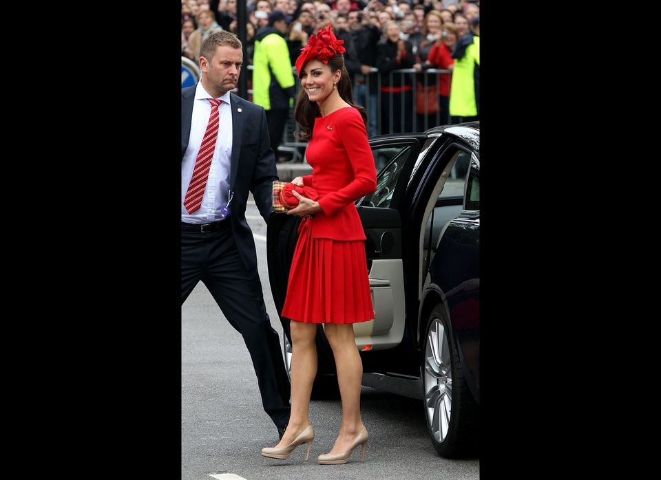 The Duchess of Cambridge in Alexander McQueen